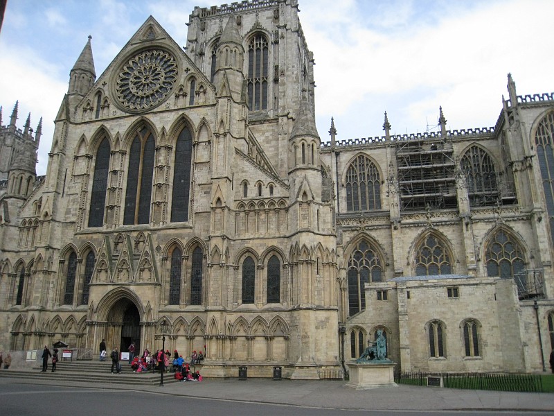 2011 UK England York 0800.jpg - A visit to Newcastle England for a company audit allowed time to visit the city of York. Train rides, train museum, walled city, large churches.